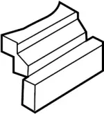 969122Y305 - Body: Rear Cover for Infiniti Image