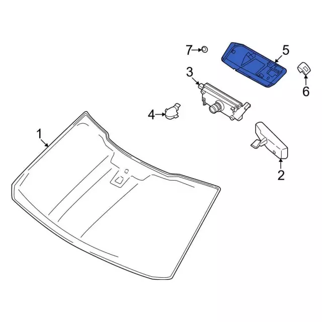 ML3Z17D550AB - Body: Upper Cover for Ford: F-150, F-450 Super Duty Image