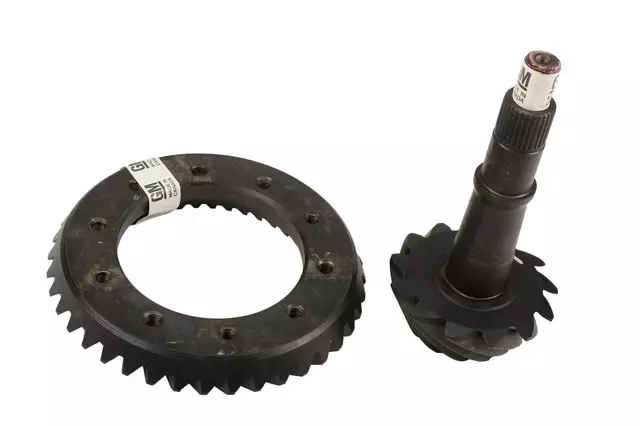 26038848 - Universals &amp; Rear Axle: Ring &amp; Pinion for Buick: Roadmaster | Cadillac: Escalade, Escalade ESV, Escalade EXT | Chevrolet: Avalanche 1500, Avalanche 2500, Blazer, C1500, C2500, C3500, C3500HD, Caprice, G10, G20, G30, Impala, K1500 Pickup, K2500 Pickup, K3500 Pickup, S10, S10 Blazer, Silverado 1500, Silverado 1500 HD, Silverado 2500, Silverado 2500 HD, Silverado 3500, Suburban 1500, Suburban 2500, Suburban C1500, Suburban C2500, Suburban K1500, Suburban K2500, Tahoe, Trailblazer, Trailblazer EXT | GMC: C1500 Pickup, C2500 Pickup, C3500 Pickup, C3500HD, Envoy, Envoy XL, G1500, G2500, G3500, Jimmy, K1500 Pickup, K2500 Pickup, K3500 Pickup, Sierra 1500, Sierra 1500 HD, Sierra 2500, Sierra 2500 HD, Sierra 3500, Sonoma, Suburban C1500, Suburban C2500, Suburban K1500, Suburban K2500, Yukon, Yukon XL 1500, Yukon XL 2500 | Oldsmobile: Bravada, Custom Cruiser Image