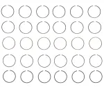 M34056060 - : Engine Piston Ring Set for Enginetech Image