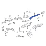 LB5Z7804338EA - : Front Molding for Ford Image