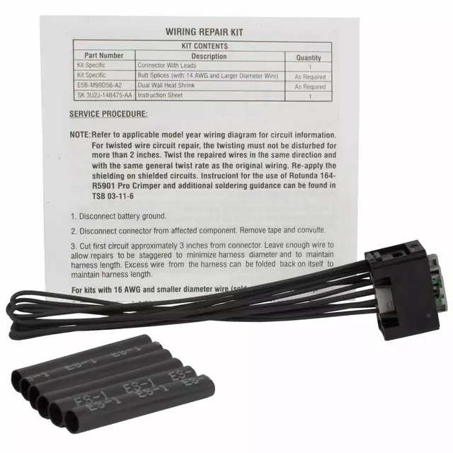 5U2Z14S411YC - : Wire Assembly for Ford Image