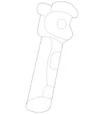 16797076008W95 - Body: Headrest Guide for Mercedes-Benz Image