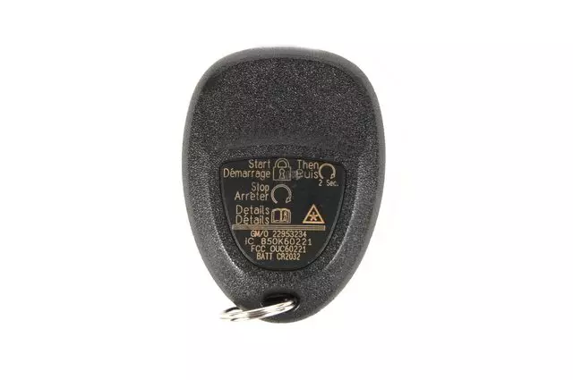 22953234 - : 4 Button Keyless Entry Remote Key Fob for Chevrolet: Express 1500, Express 2500, Express 3500, Express 4500 | GMC: Savana 1500, Savana 2500, Savana 3500, Savana 4500 Image