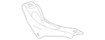 1972420040 - : Rear Bracket for Mercedes-Benz Image