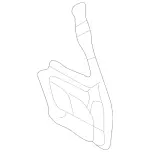 2106988730 - : Wheelhouse Cover for Mercedes-Benz Image