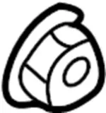 432624M400 - : Lock Nut for Infiniti Image