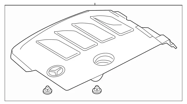 2640102400 - : Engine Cover for Mercedes-Benz: E350, GLC300 Image