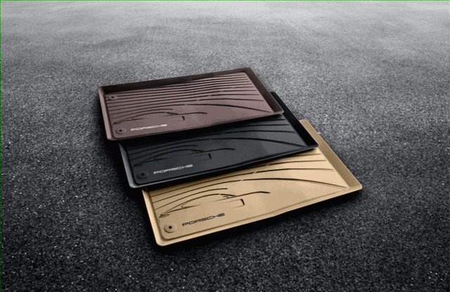971044800B1E0 - : All-Weather Floor Mats - Black for Porsche: Panamera Image