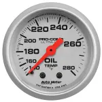 4341 - : GAUGE, OIL TEMP, 2 1/16", 140-280?F, MECHANICAL, ULTRA-LITE for AutoMeter Image