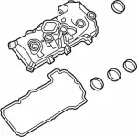 AA5Z6582F - Engine: Valve Cover for Ford: Explorer, Flex, Police Interceptor Sedan, Police Interceptor Utility, Taurus | Lincoln: MKS, MKT Image