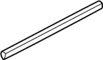 2879589901 - : Wiper Blade Insert for INFINITI: QX4 Image