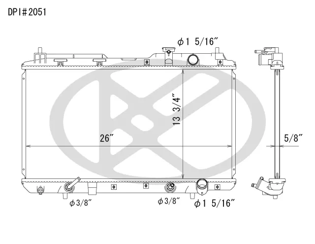 A2051 - Cooling Systems: Koyorad Radiator for Koyo Image