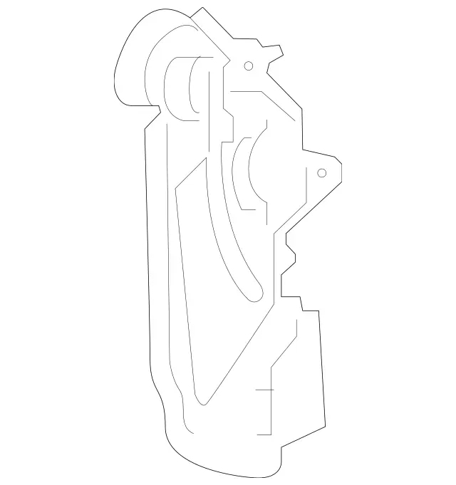 2538854505 - Detachable Parts: Air Duct Segment for Mercedes-Benz: GLC300, GLC43 AMG, GLC63 AMG, GLC63 AMG S Image image