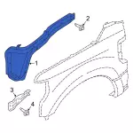 LC3Z16C274A - Body: Upper Rail Assembly for Ford: F-250 Super Duty, F-350 Super Duty Image