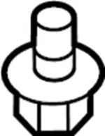 769591MA0A - Body: Lower Quarter Trim Retainer for Infiniti Image