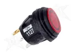 40191 - : 2 Position (On/Off) Rocker Switch, Red, Single for Rigid Industries Image