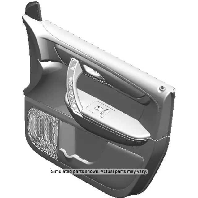 84011472 - : Part# 84011472 Ebony Front Passenger Side Door Trim for GMC: Acadia Image