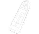 2389050501648T92 - Body: Window Switch for Mercedes-Benz Image