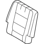 FB5Z7866600EF - Body: Seat Back Cover for Ford: Explorer, Police Interceptor Utility Image