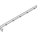 BK3Z1525004J - Body: Center Track for Ford: Transit-150, Transit-250, Transit-350, Transit-350 HD Image