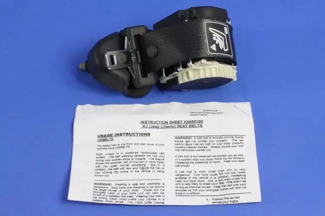 5HG361DVAH - Interior Trim: Rear Outer Seat Belt, Right for Jeep: Liberty Image