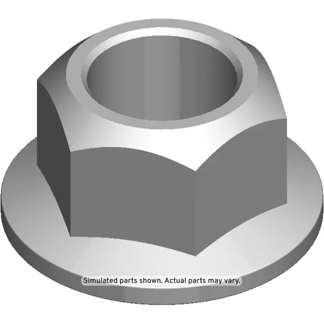 11546370 - : Rear Spring Unit Bolt Nut for Cadillac: ESCALADE IQ | Chevrolet: Silverado 2500 HD, Silverado 3500 HD, Silverado EV | GMC: Hummer EV Pickup, Hummer EV SUV, Sierra 2500 HD, Sierra 3500 HD, Sierra EV Image