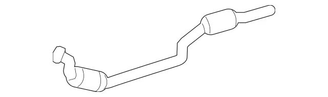 2214901320 - : Exhaust Pipe for Mercedes-Benz: CL63 AMG, S63 AMG Image