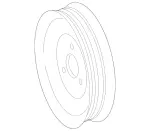 6282360010 - : Belt Pulley for Mercedes-Benz Image