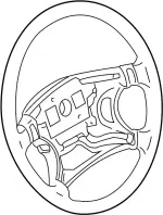 484305NE4C - : Steering Wheel for Infiniti Image