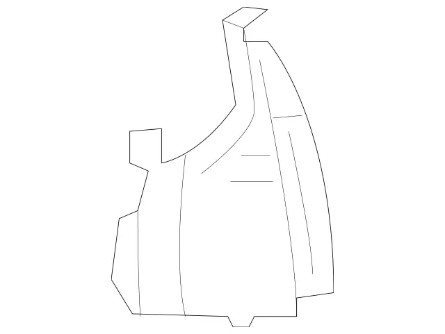 16468026879D84 - Body: Lower Trim for Mercedes-Benz Image