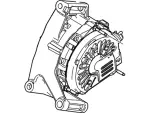 8L8Z10346A - Electrical: Alternator for Ford: Escape | Mercury: Mariner Image