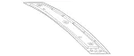 2136500100 - Roof: Roof Frame for Mercedes-Benz Image