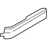 HC3Z28275A18AA - Body: Trim Cover for Ford: F-250 Super Duty, F-350 Super Duty Image