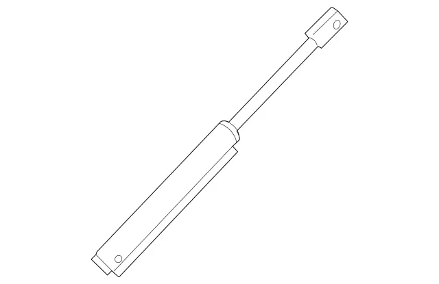 209800087264 - Soft Top: Cylinder for Mercedes-Benz: CLK320, CLK350, CLK500, CLK55 AMG, CLK550, CLK63 AMG, E550 Image image