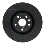 63375055D - : DFC Brake Rotor - Drilled and Slotted - Black for DYNAMIC FRICTION Image