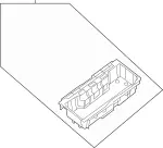 849753JA1B - Body: Storage Box for INFINITI: JX35 Image image