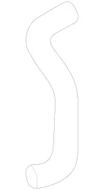 2028321194 - : Hose for Mercedes-Benz: C220, C230, C280, C43 AMG, CLK430 Image