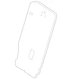 16492401437J01 - Body: Seat Back Panel for Mercedes-Benz Image
