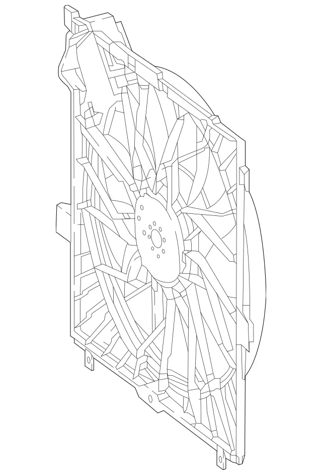 1679069106 - Radiator: Blower for Mercedes-Benz: G500, G550, G580, G63 4x4 Squared AMG, G63 AMG, GLE450e, GLE53 AMG, GLE580, GLE63 AMG S, GLS450, GLS580, GLS63 AMG, Maybach GLS600 Image image