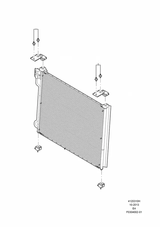 9C2Z19712B - HVAC: A/C Condenser for Ford Image