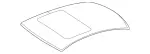 2046500009 - Roof: Paneling for Mercedes-Benz: C250, C300, C350 Image