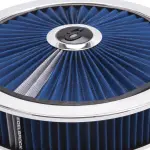 43661 - : Pro-Flo Chrome Round 14" Air Cleaner - 3" Pro-Flo Element (Blue) for Edelbrock Image