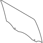 FL3Z1625713B - : Door Glass for Ford: F-150 Image