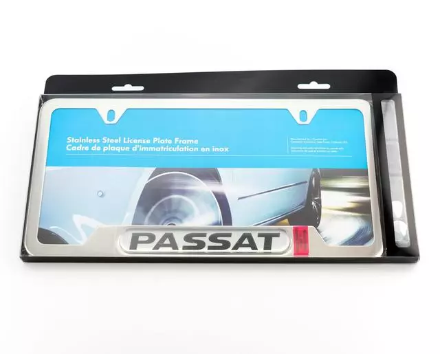 License Plate Frame - Passat - Polished - Volkswagen (ZVW-355-010)