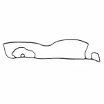 BC3Z8507A - : Gasket for Ford: F-250 Super Duty, F-350 Super Duty, F-450 Super Duty, F-550 Super Duty Image