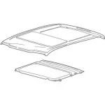 HC3Z2850202A - Body: Roof Panel for Ford Image