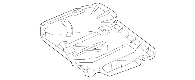 213693150064 - Substructure: Cover, Rear-End Floor for Mercedes-Benz: E53 AMG, E63 AMG S Image image