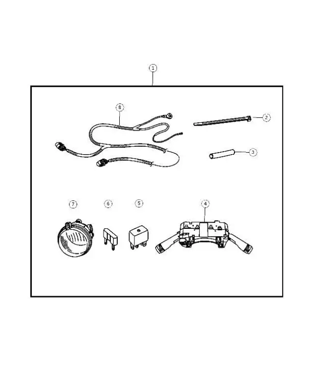 Fog Light Kit - Mopar (82209413)