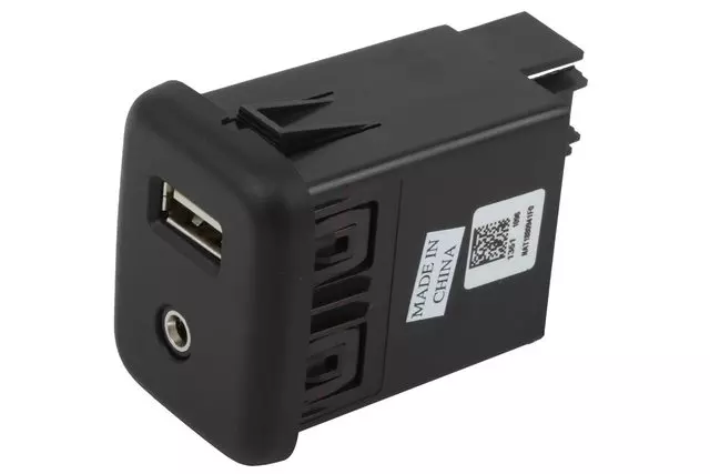 13511096 - : Jet Black Multimedia Receptacle for Chevrolet: Colorado | GMC: Canyon Image